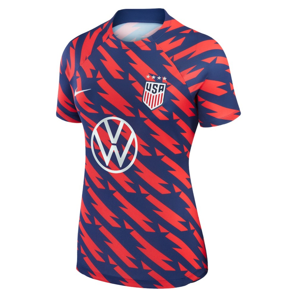 USWNT Women's 2023 Strike Drill Pre-Match Top on sale - Navy 