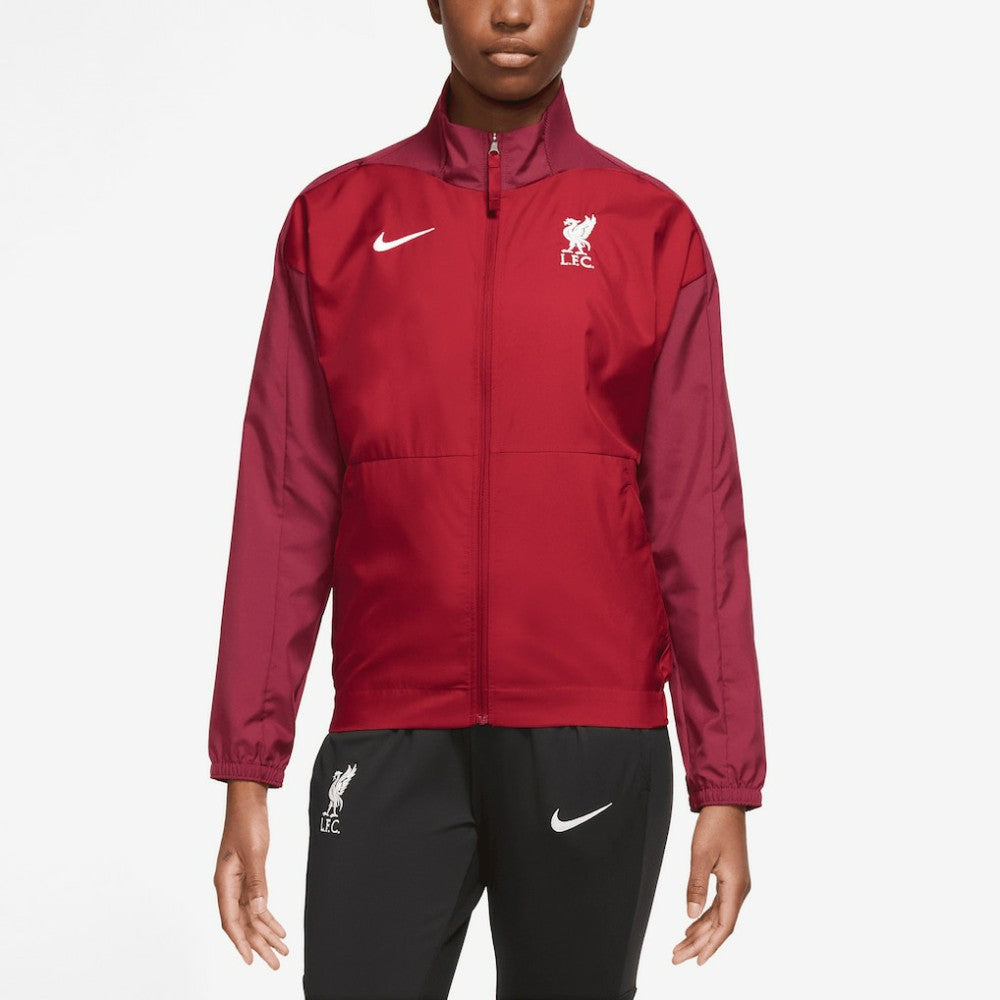 Liverpool Women's 2023/24 Anthem Raglan Performance Full-Zip Jacket Discount - Red 