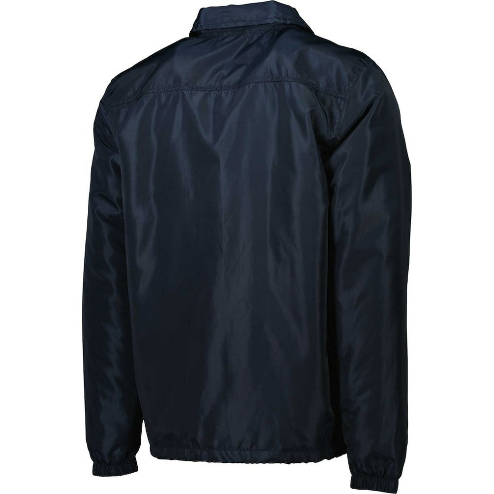 Manchester City Coaches Full-Snap Jacket Discount - Navy 