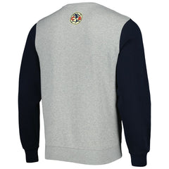 Club America Kangaroo Pullover Sweatshirt Discount - Gray/Navy 