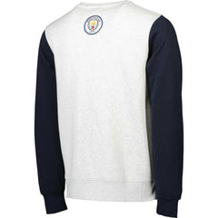 Manchester City Kangaroo Pullover Sweatshirt Discount - Gray/Navy 
