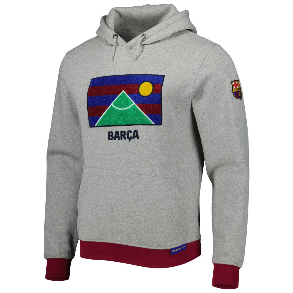 Barcelona Lifestyle Pullover Hoodie on sale - Heather Gray 