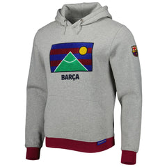 Barcelona Lifestyle Pullover Hoodie on sale - Heather Gray 