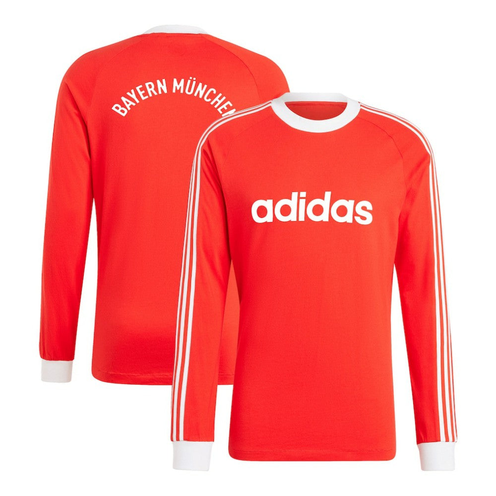 Bayern Munich Originals Energy Drop '70s Long Sleeve Jersey on sale - Red 