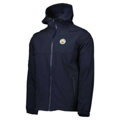 Manchester City Three-Layer Full-Zip Hooded Jacket Discount - Navy 