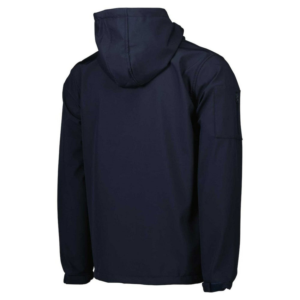 Manchester City Three-Layer Full-Zip Hooded Jacket Discount - Navy 
