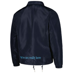 Manchester City Coaches Full-Snap Jacket Discount - Navy 