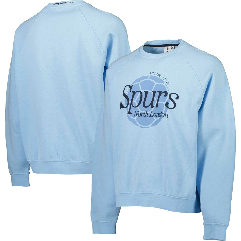Tottenham Hotspur Foundation Oversized Raglan Pullover Sweatshirt Sale - Light Blue 