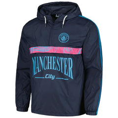Manchester City Anorak Hoodie Half-Zip Jacket Discount - Navy 