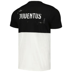 Juventus Block West T-Shirt Discount - Black/White 