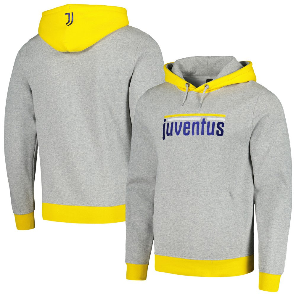 Juventus Lifestyle Pullover Hoodie Discount - Heather Gray 