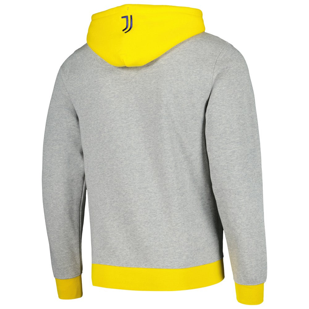 Juventus Lifestyle Pullover Hoodie Discount - Heather Gray 