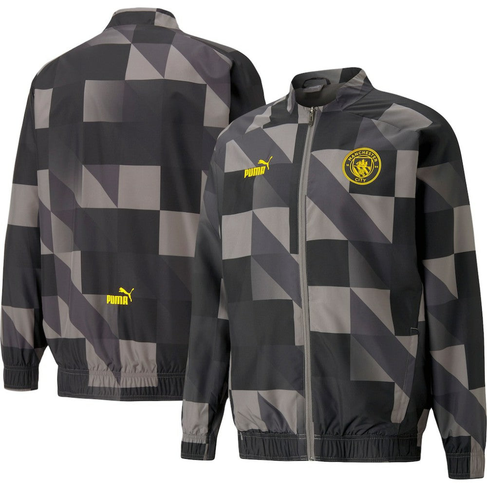 Manchester City 2022/23 Pre-Match Full-Zip Jacket Discount - Black 