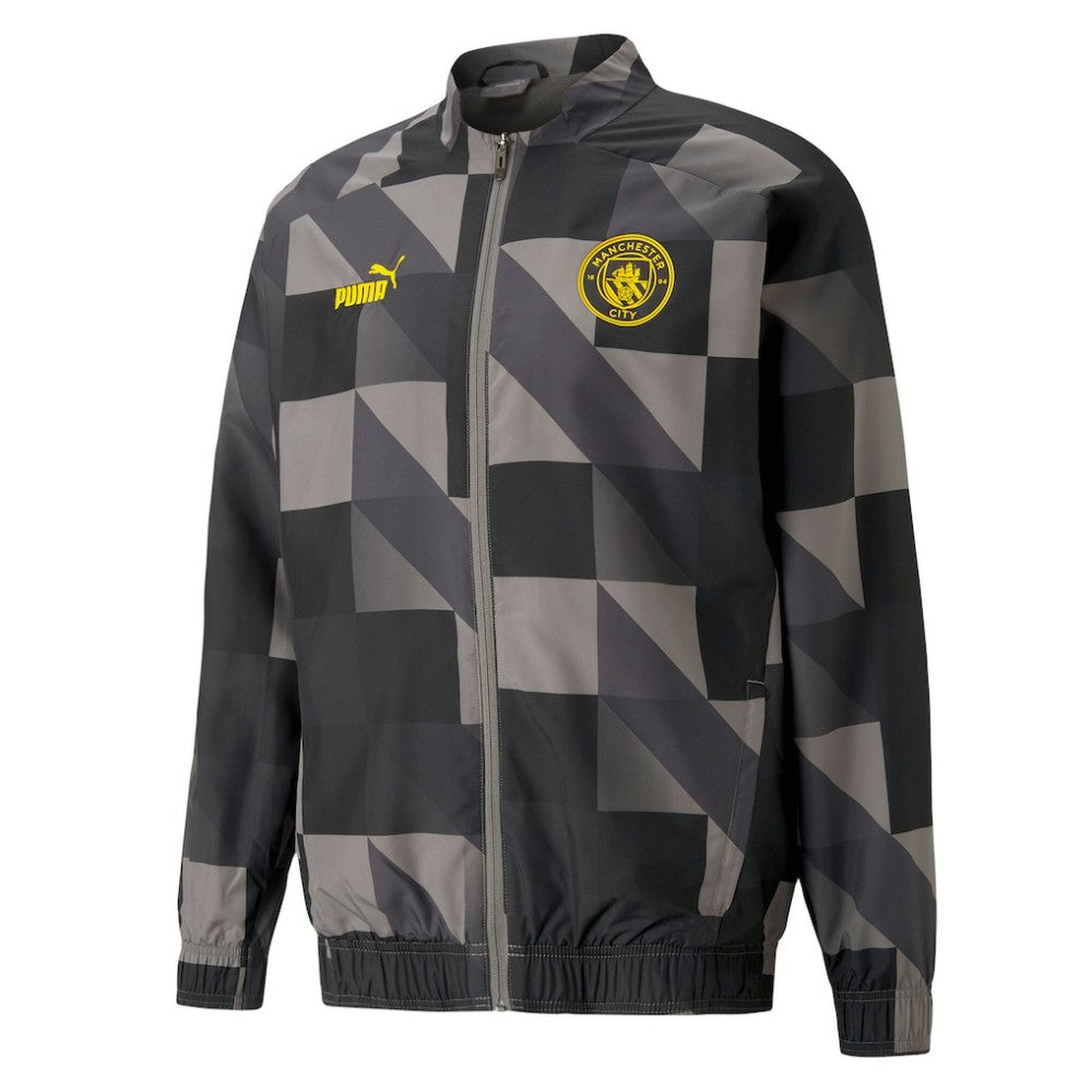 Manchester City 2022/23 Pre-Match Full-Zip Jacket Discount - Black 