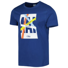 Manchester City Art T-Shirt Discount - Blue 