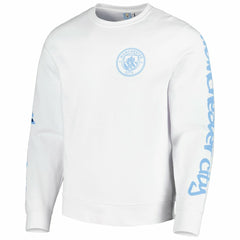 Manchester City Graffiti Pullover Sweatshirt Discount - White 