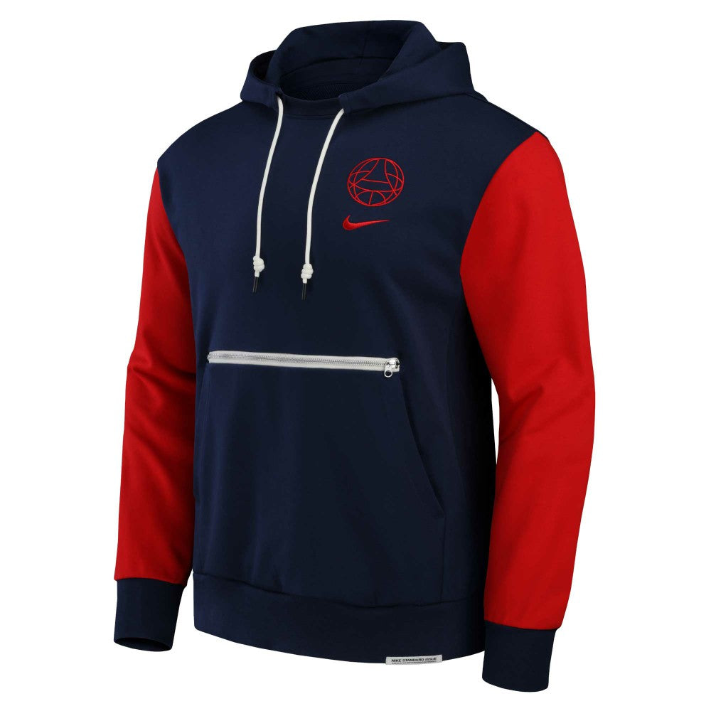 Paris Saint-Germain Standard Issue Pullover Hoodie on sale - Navy 