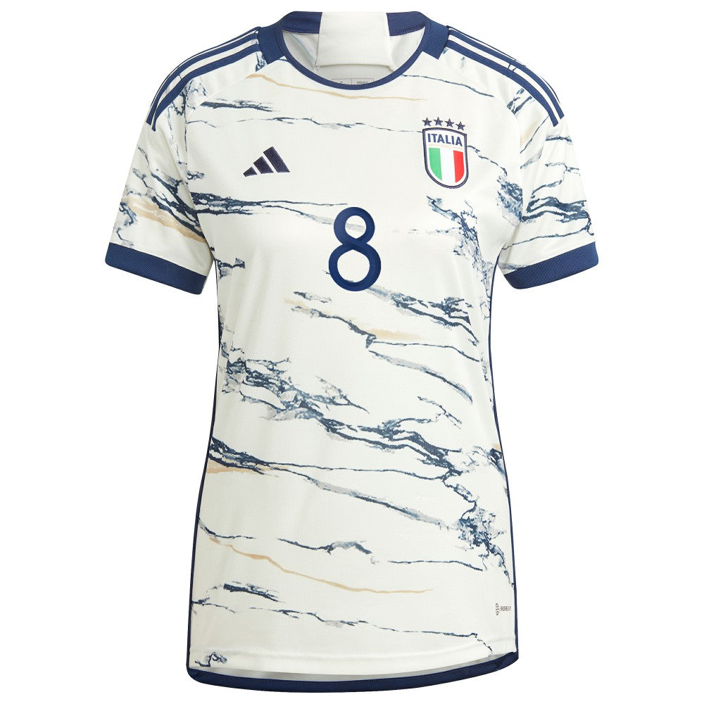 Jorginho Italy National Team Women's 2023 Away Replica Jersey for sale - White 