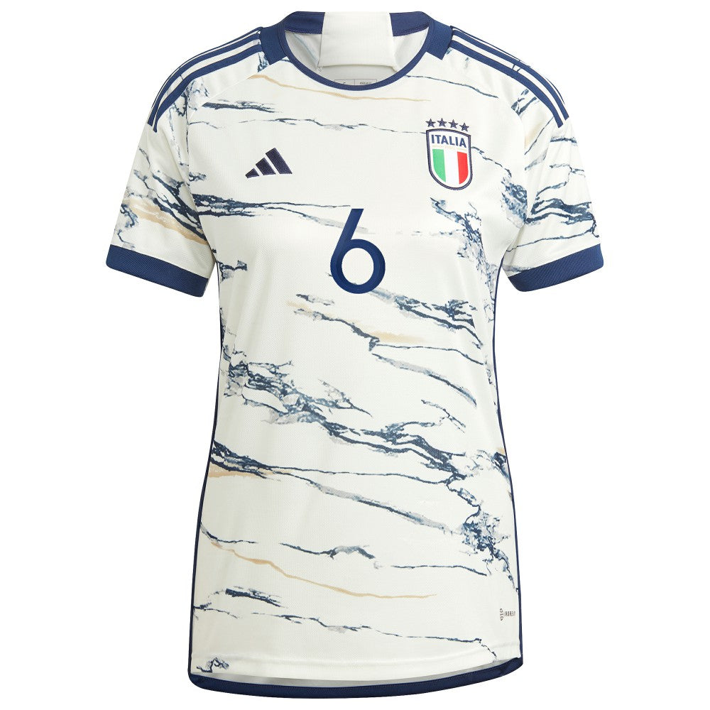 Marco Verratti Italy National Team Women's 2023 Away Replica Jersey for sale - White 