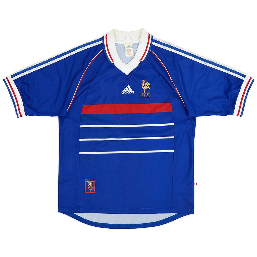 Retro France Home Jersey World Cup 1998 