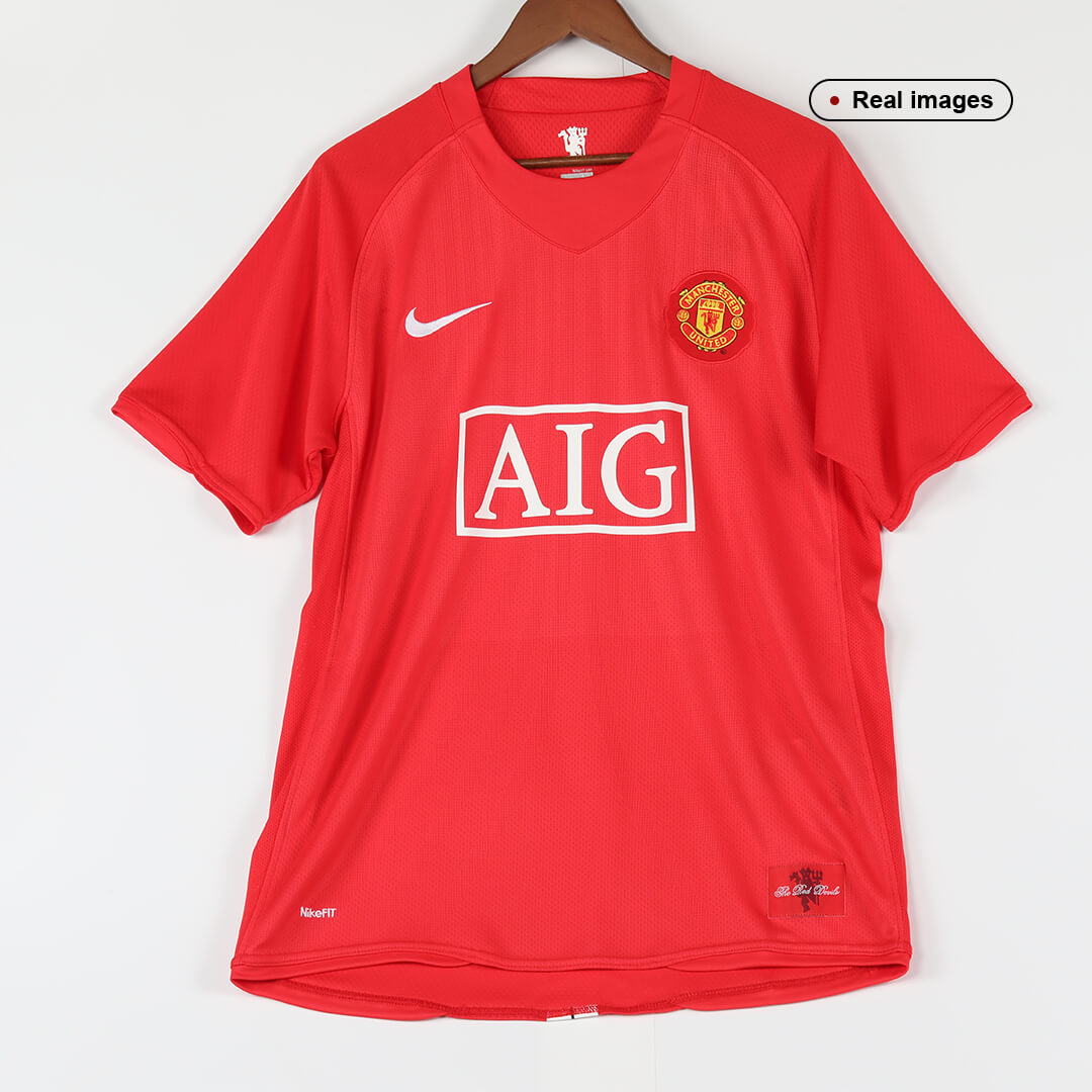 Retro Manchester United Home Jersey 2007/08 