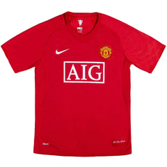 Retro Manchester United Home Jersey 2007/08 