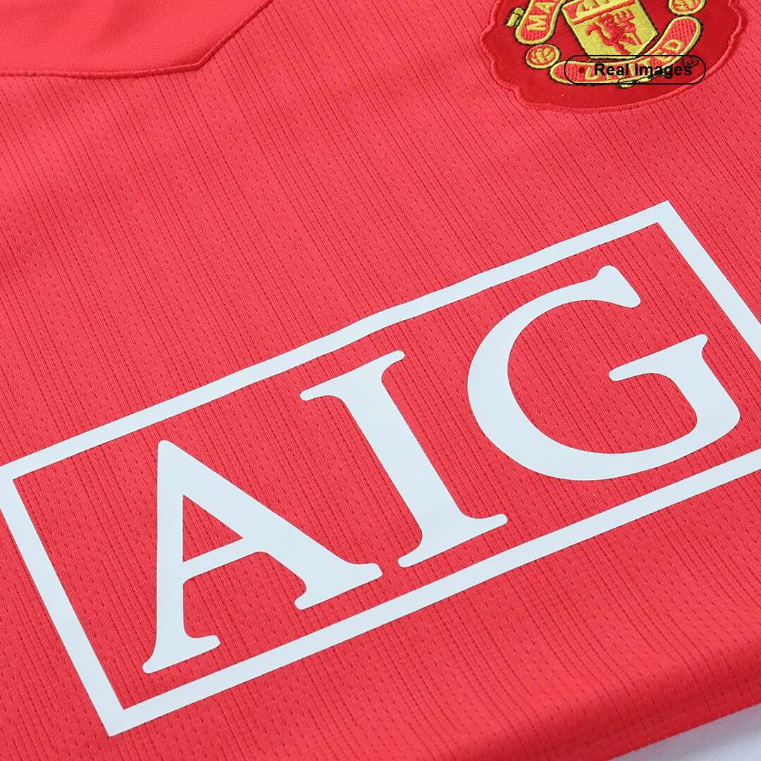 Retro Manchester United Home Jersey 2007/08 