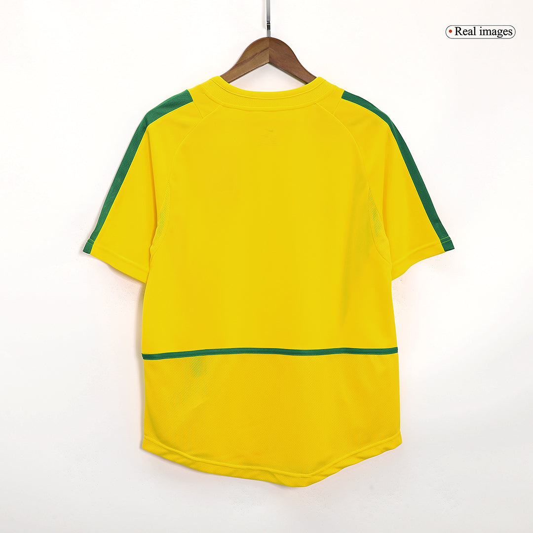 Retro Brazil Home Jersey World Cup 2002 
