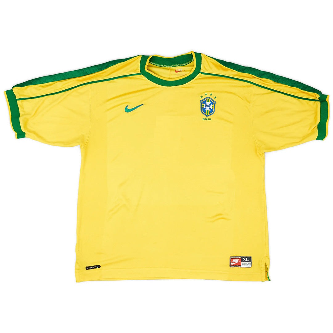 Retro Brazil Home Jersey World Cup 1998 