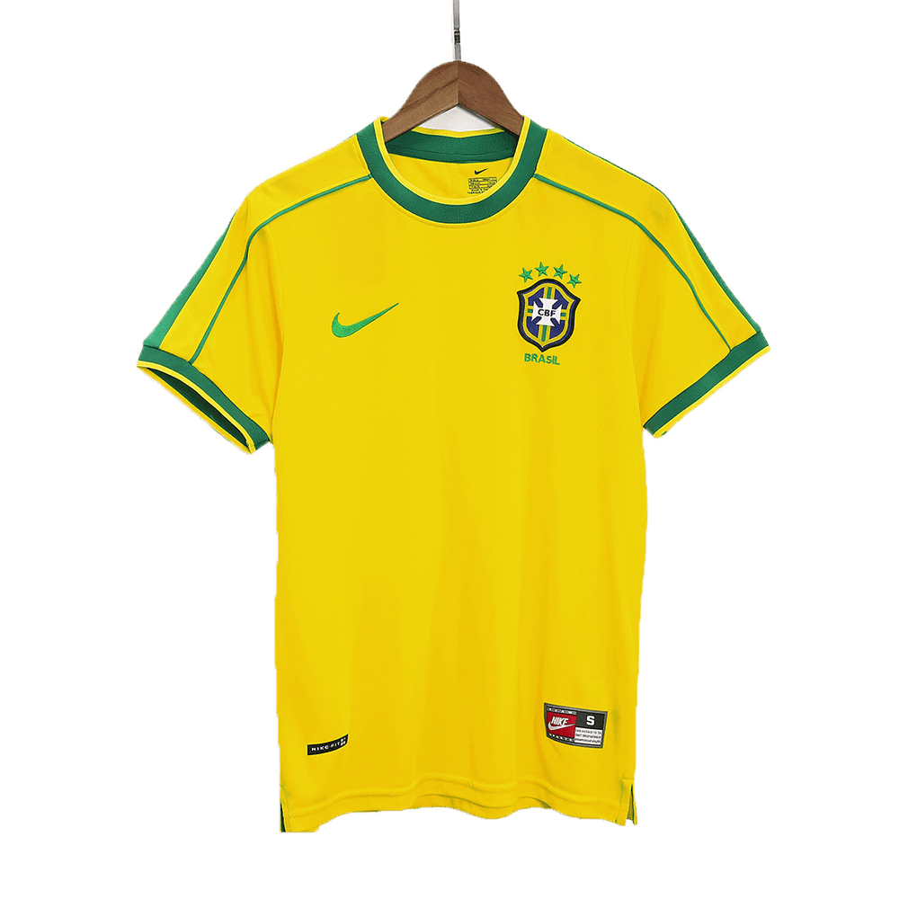 Retro Brazil Home Jersey World Cup 1998 