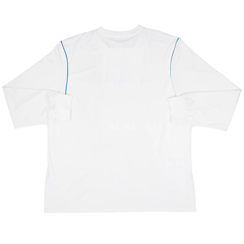 Retro Real Madrid Home Long Sleeve Jersey 2017/18 
