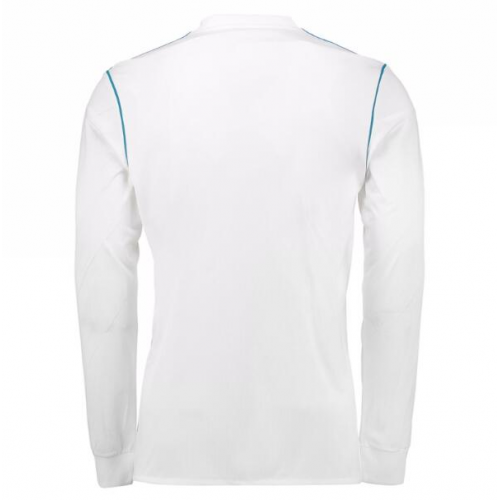 Retro Real Madrid Home Long Sleeve Jersey 2017/18 