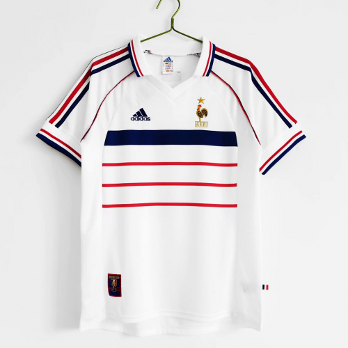 Retro France Away Jersey World Cup 1998 