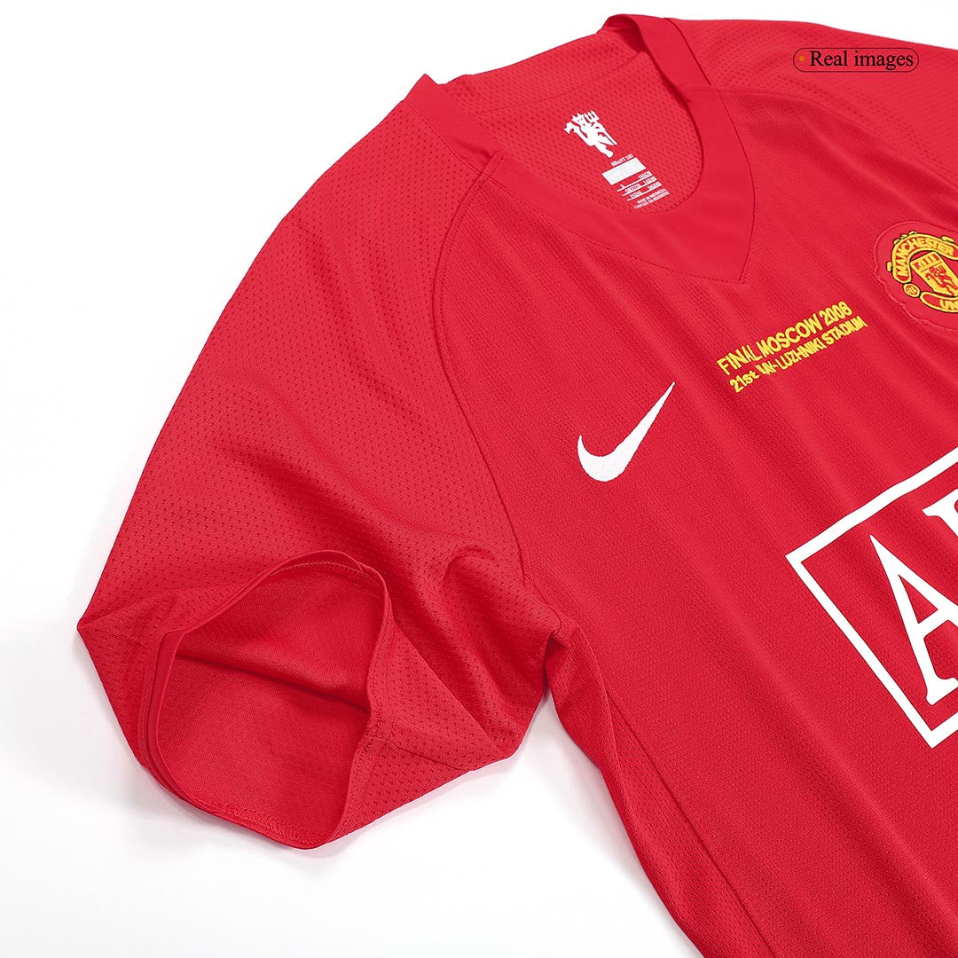 Retro Manchester United UCL Final Home Jersey 2007/08 