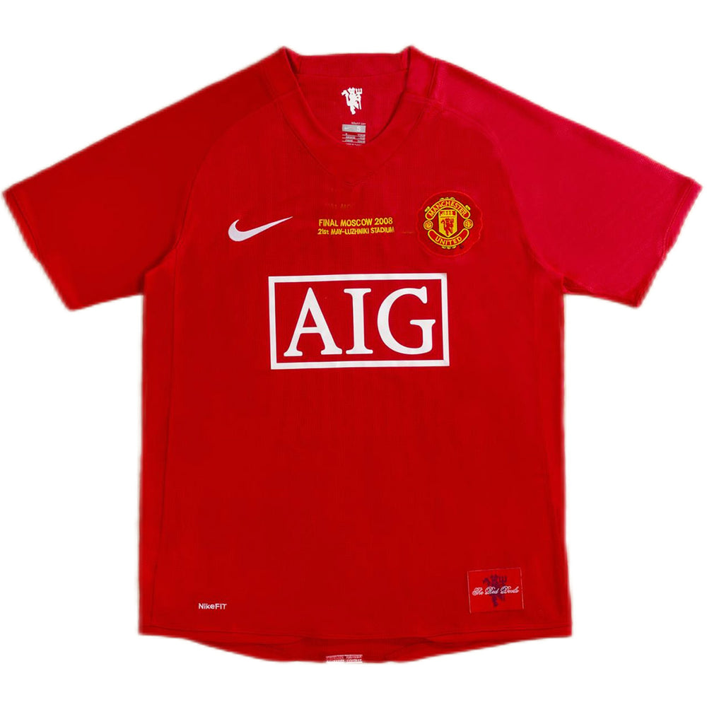 Retro Manchester United UCL Final Home Jersey 2007/08 