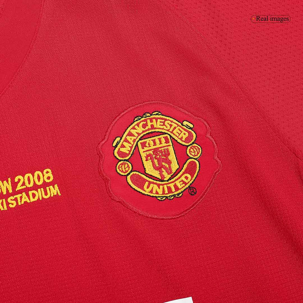 Retro Manchester United UCL Final Home Jersey 2007/08 