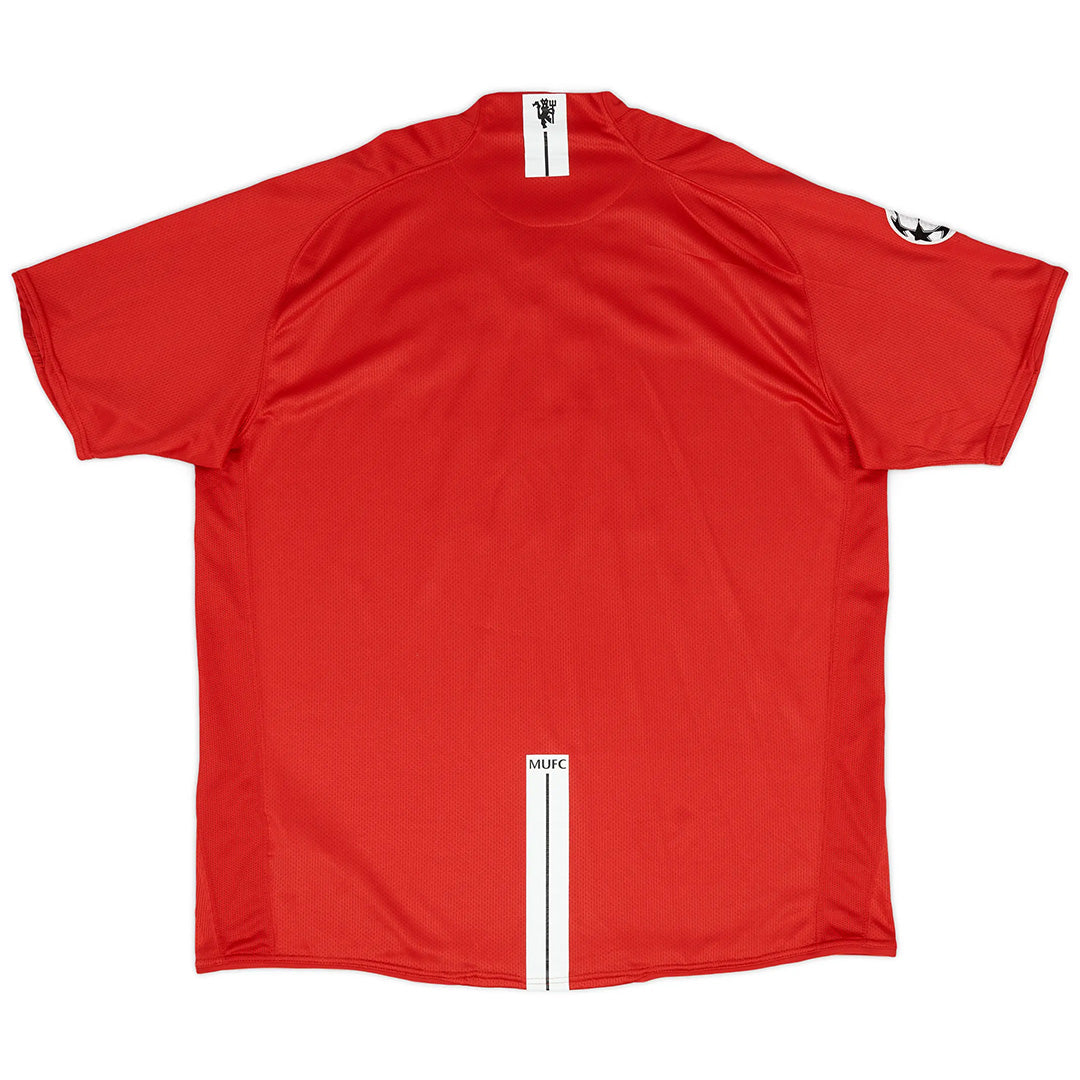 Retro Manchester United UCL Final Home Jersey 2007/08 
