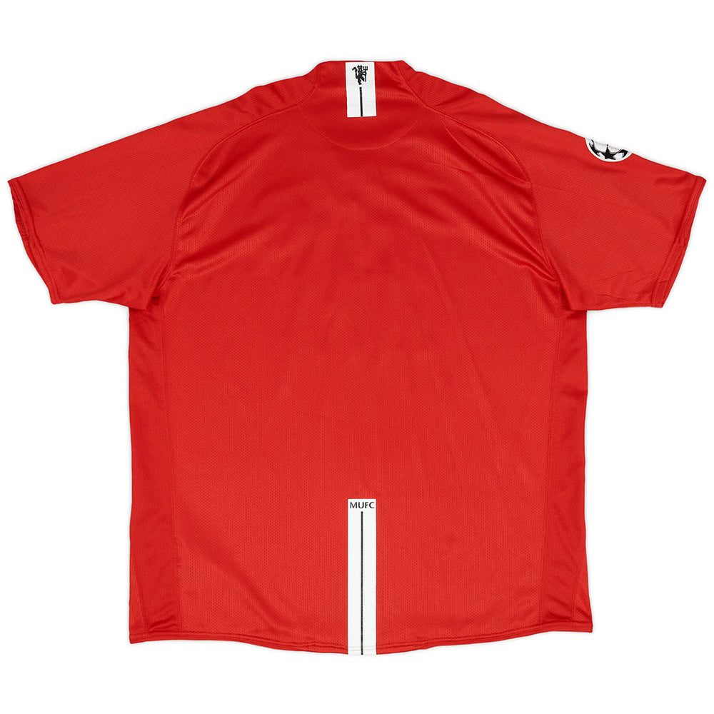 Retro Manchester United UCL Final Home Jersey 2007/08 