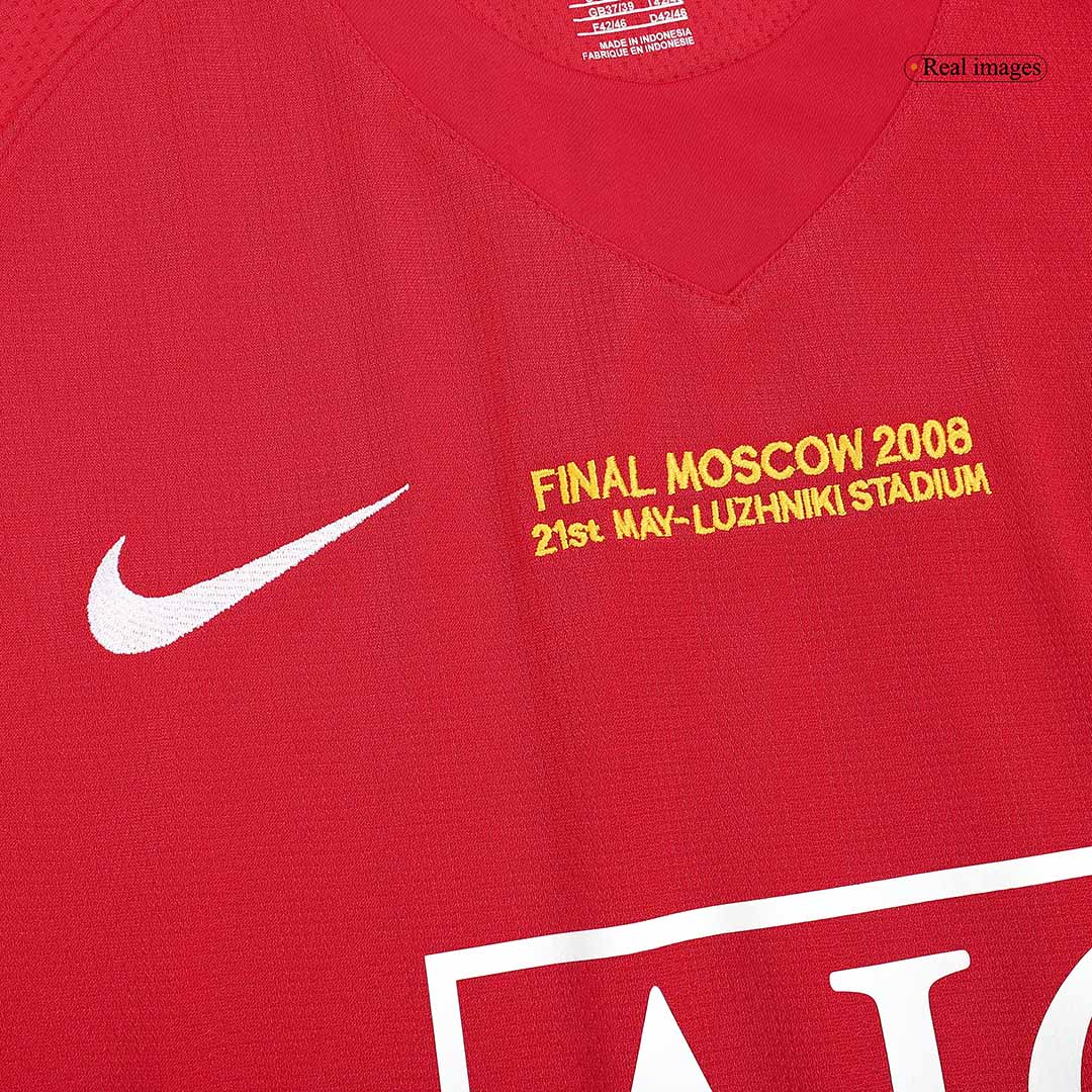 Retro Manchester United UCL Final Home Jersey 2007/08 