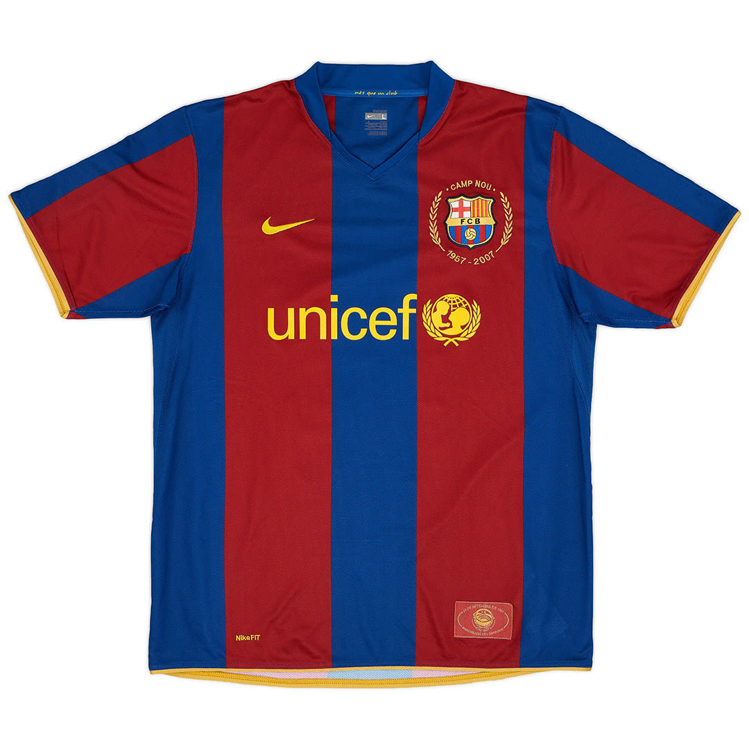 Retro Barcelona Home 50-Years Anniversary Jersey 2007/08 