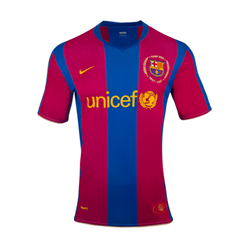 Retro Barcelona Home 50-Years Anniversary Jersey 2007/08 