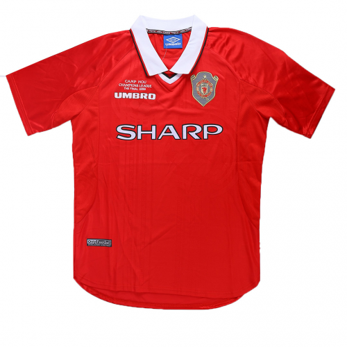 Retro Manchester United UCL Final Home Jersey 1999/00 