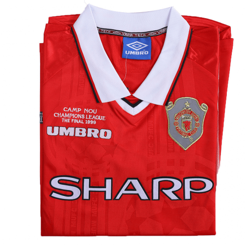 Retro Manchester United UCL Final Home Jersey 1999/00 