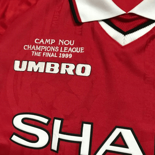 Retro Manchester United UCL Final Home Jersey 1999/00 