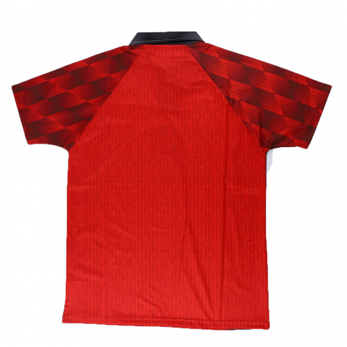 Beckham #10 Retro Manchester United Home Jersey 1996/98 