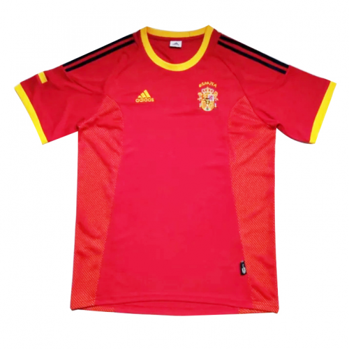 Retro Spain Home Jersey World Cup 2002 