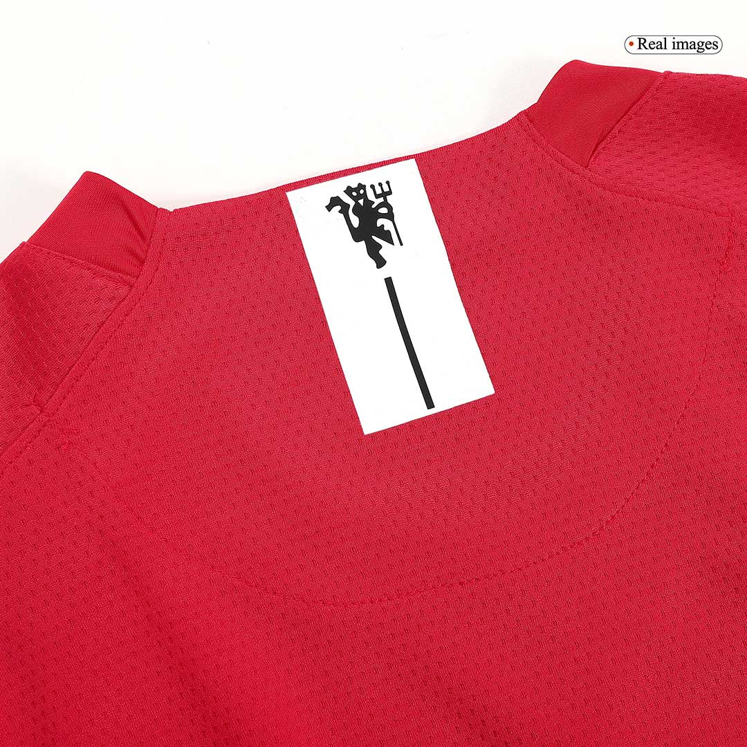 Retro Manchester United UCL Final Home Long Sleeve Jersey 2007/08 