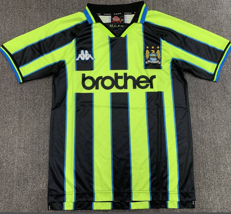 Retro Manchester City Away Jersey 1998/99 