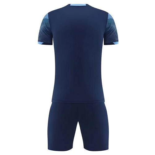 NK-907 Customize Team Navy&Blue Soccer Jersey Kit(Shirt+Short) 