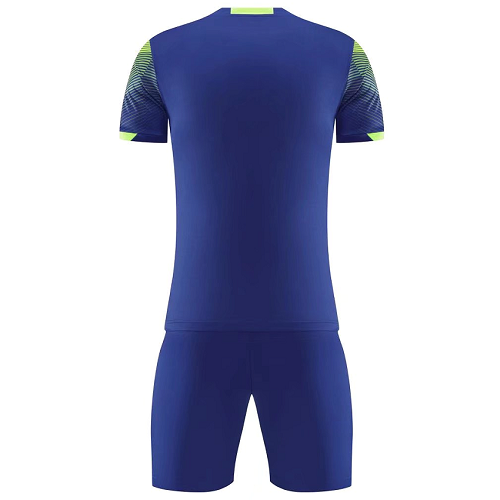 NK-907 Customize Team Blue&Green Soccer Jersey Kit(Shirt+Short) 